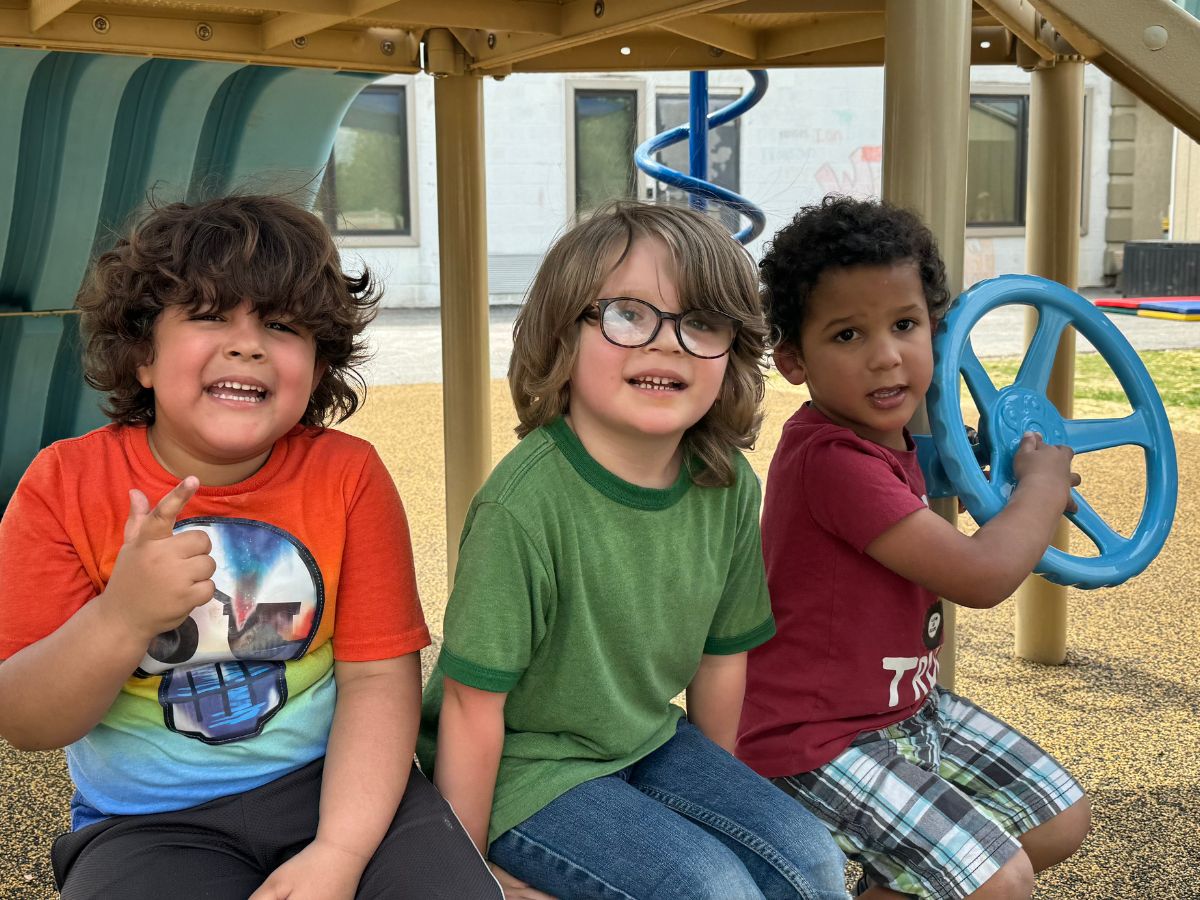 Camp Hill Early Intervention Center playground area rendering