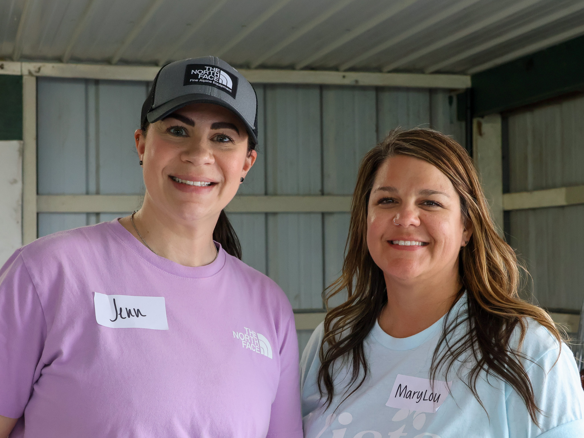 Jenn Thompson and MaryLou Winters at the 2026 Vista Golf Classic